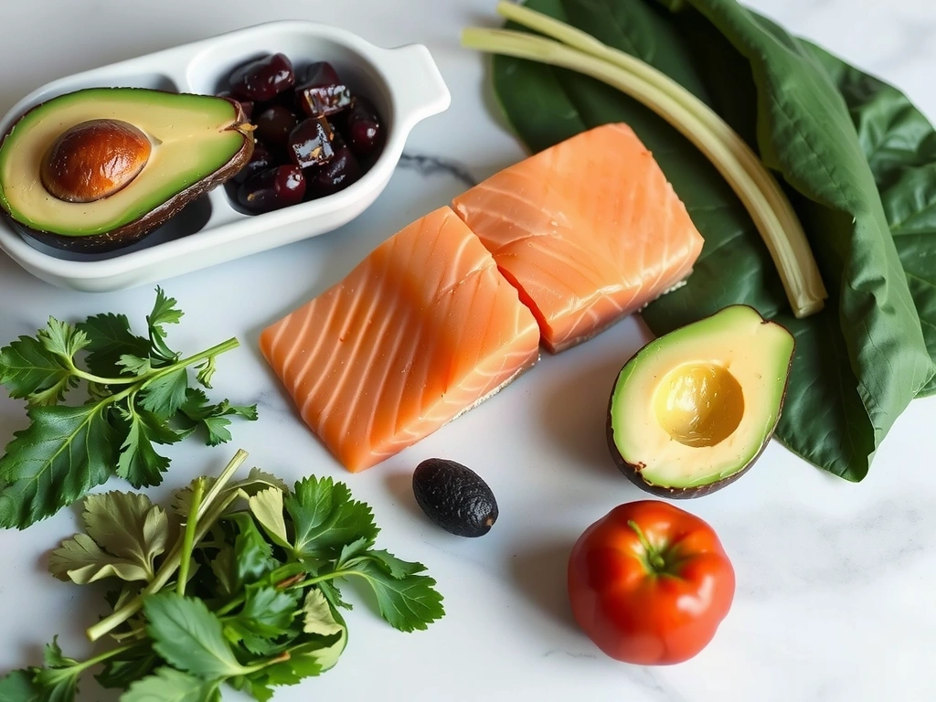 Hochwertige Lebensmittel Auswahl